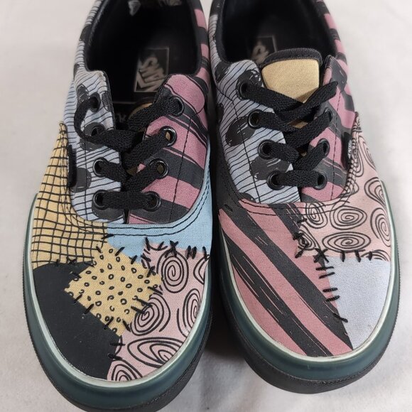 Vans Nightmare Before Christmas Platform Shoes US 7.5 W 6M Sally 721356 Multi - Picture 14 of 16